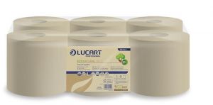 Utěrka "EcoNatural 19 CF", havana hnědá, role, 2 vrstvy, LUCART 861133J