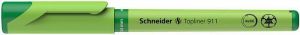 Liner "Topliner 911", zelená, 0,4mm, SCHNEIDER 9114