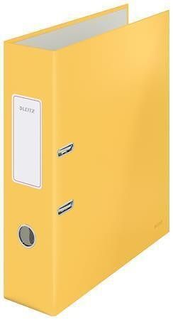 Pákový pořadač "Cosy Soft Touch", matně žlutá, karton, A4, 180°, 80 mm, LEITZ