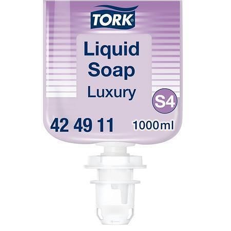 424911 Tekuté mýdlo "Luxury", fialová, 1 l, systém S4, TORK