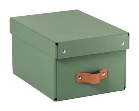 Úložný box "Puro", šalvějově zelená, velikost S, 2 ks/balení, LEITZ 61470050