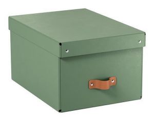 Úložný box "Puro", šalvějově zelená, velikost M, 2 ks/balení, LEITZ 61490050