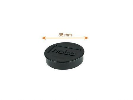 Magnety, černá, 38 mm, 4 ks NOBO 1901630