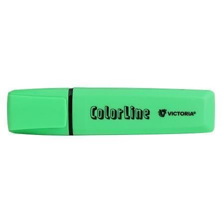 Zvýrazňovač "ColorLine", zelená, 1-5mm, VICTORIA
