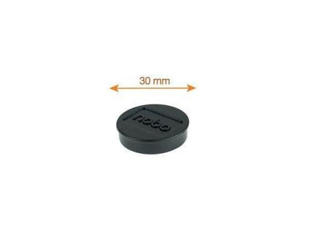 Magnety, černá, 30 mm, 4 ks NOBO 1901448