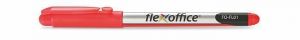 Liner "FL01", červená, 0,3 mm, 12 ks/balení, FLEXOFFICE FO-FL01RED