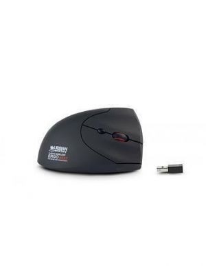 Myš "Ergo Next", černá, vertikální, bezdrátová, optická, USB, URBAN FACTORY EMR20UF-N