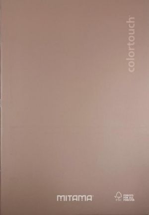 Sešit "Color Touch", A5+, čtverečkovaný, 40+2 listů, lososová, MITAMA 62003-90226