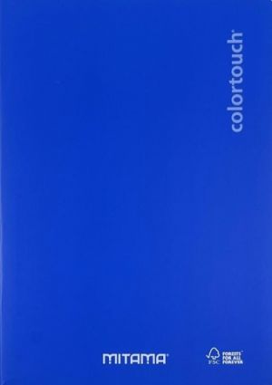 Sešit "Color Touch", A5+, čtverečkovaný, 40+2 listů, modrá, MITAMA 62003-90233