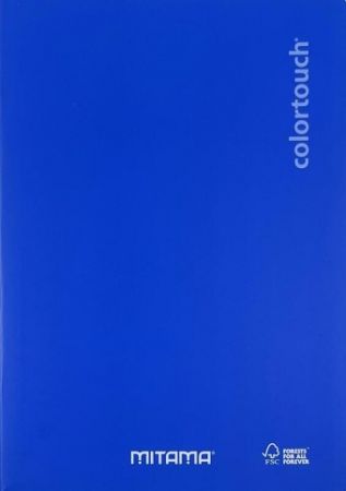 Sešit "Color Touch", A5+, linkovaný, 40+2 listů, modrá, MITAMA 62002-90224
