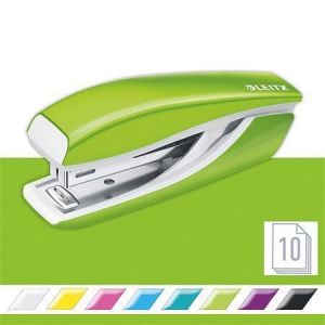 Sešívačka "Nexxt Wow 5528", zelená, mini, No.10, 10 listů, kov, LEITZ