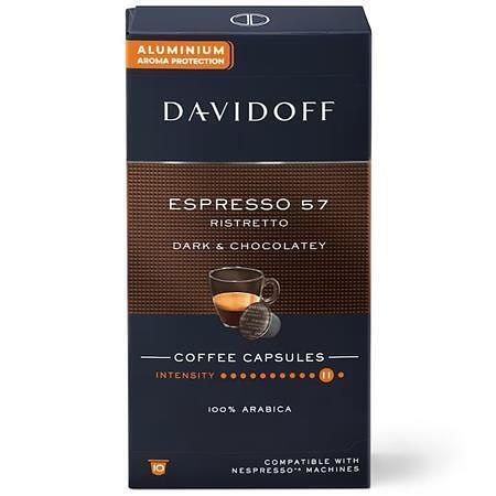 Kávové kapsle "Espresso 57", 10 ks, DAVIDOFF 522667