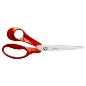 Nůžky univerzální "Classic“, červená, 21 cm, pro leváky, FISKARS 1075035