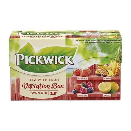 Černý čaj "Variation", 20 x 1,5 g, jahoda, tropické ovoce, lesní ovoce, citron, PICKWICK 4