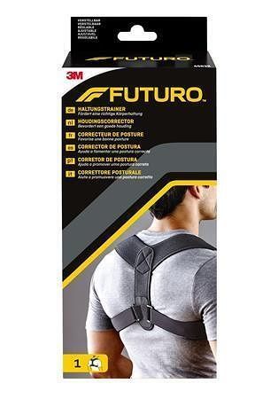 Korektor držení těla, "Futuro", černá, nastavitelný, jedna velikost, 3M 46832