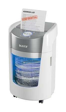 Skartovací stroj "IQ OptiMax Small Office 350 P5", 8 listů, mikro řez, LEITZ 83590000