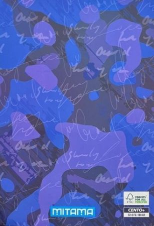Sešit "Fantasy colours", A4+, čtverečkovaný, 52+2 listů, ocean vibes, MITAMA 62164-90044