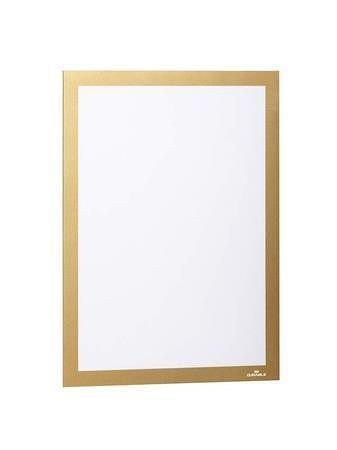 Prezentační rám "DURAFRAME", zlatá, A4, samolepicí, DURABLE 487230