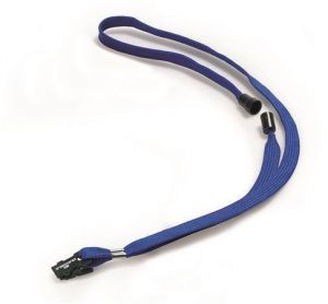 Šňůrka na krk, tmavě modrá, s klipem, DURABLE 811907