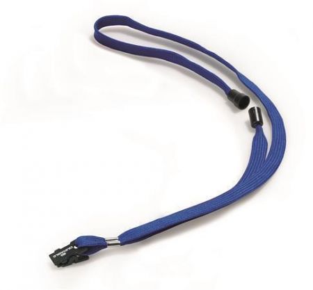 Šňůrka na krk, tmavě modrá, s klipem, DURABLE 811907