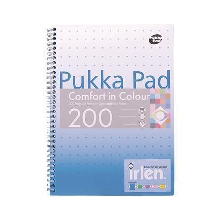 Spirálový sešit "Irlen Jotta Turquoise", A4, linkovaný, 100 listů, PUKKA PAD IRLJOTA4(TURQ