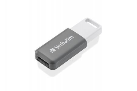 Flash disk "Databar", 128GB, USB 2.0, šedá, VERBATIM 49456