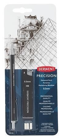 Mikrotužka "Precision", náhr. tuhy, pryž, HB, 0,5 mm, DERWENT 2302428
