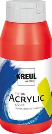 Akrylová barva "TRITON SOLO GOYA", francouzská červená, 750 ml, KREUL