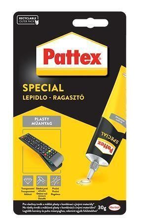 Lepidlo "Pattex Repair Special Plastic", speciální, 30 g, HENKEL 1512616