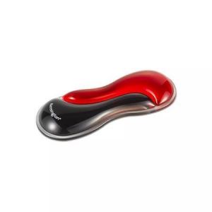 Opěrka zápěstí pro myš/trackball "Slim DuoGel", černo-červená, gelová výplň, KENSINGTON K6