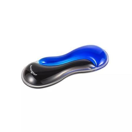 Opěrka zápěstí pro myš/trackball "Slim DuoGel", černo-modrá, gelová výplň, KENSINGTON K624