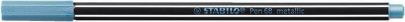 Fix "Pen 68 metallic", kovová modrá, 1 mm, STABILO