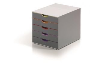 Zásuvkový box "VARICOLOR® 5", mix barev, plast, 5 zásuvek, DURABLE