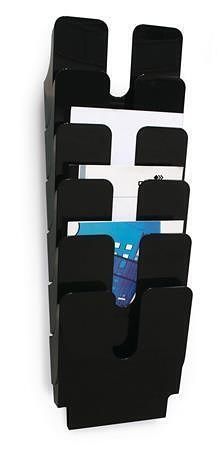 Držák na letáky "FLEXIPLUS 6", černá, A4, nástěnný, stojící, DURABLE