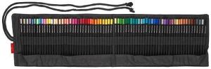 Barevné pastelky "Black Edition", 72 barev, trojhranné, rolovací pouzdro, FABER-CASTELL 11