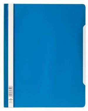Desky s rychlovazačem, modrá, PP, A4+, 50 ks/balení, DURABLE 257006