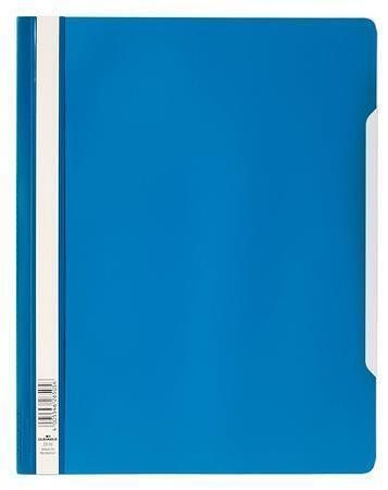 Desky s rychlovazačem, modrá, PP, A4+, 50 ks/balení, DURABLE 257006