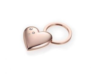 Klíčenka "Girls Best Friend Rosy", růžová, s krystaly SWAROVSKI, TROIKA KR15-32/RG