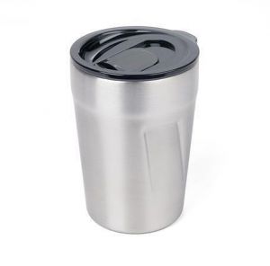 Termoska "Cup-uccino", stříbrná, 300 ml, nerez, TROIKA CUP30/ST