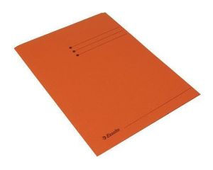 Desky s chlopněmi "Manilla", oranžová, PP, A4, ESSELTE