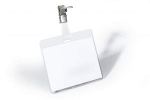 Jmenovka s klipem, 60 x 90 mm, 25 ks / balení, DURABLE 800319