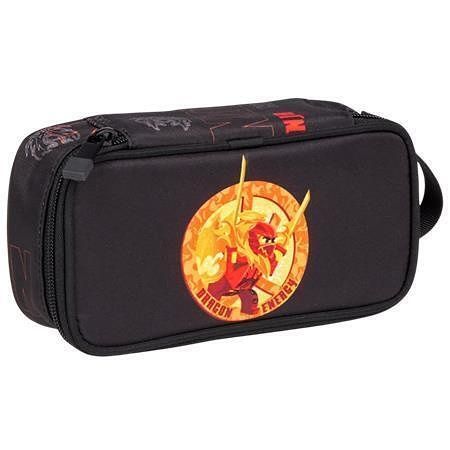 Penál "Ninjago Dragon Energy", černá/žlutá, čtvercový, LEGO 10052-2502
