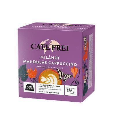 Kávové kapsle "Milanese almond cappuccino", kompatibilní s Dolce Gusto, 9 ks, CAFE FREI 40