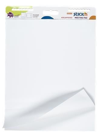 Samolepicí flipchartový papír, bílá, 76,2 x 63,5 cm, 2x 30 listů, STICK N 21509