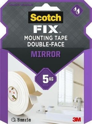 Zrcadlová páska "Mirror", oboustranná, 19 mm x 5 m, 3M SCOTCH 7100263202