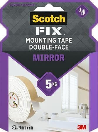 Zrcadlová páska "Mirror", oboustranná, 19 mm x 5 m, 3M SCOTCH 7100263202