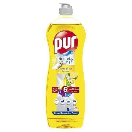 Prostředek na mytí nádobí "Secrets of Care", 750 ml, citrón, PUR