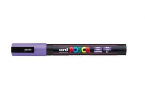 Akrylový popisovač "Posca PC-3M", světle fialová, 0,9-1,3 mm, UNI 2UPC3MHALVANYLILA