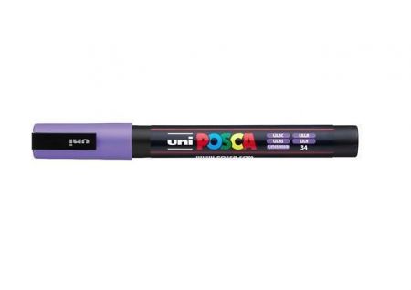 Akrylový popisovač "Posca PC-3M", světle fialová, 0,9-1,3 mm, UNI 2UPC3MHALVANYLILA