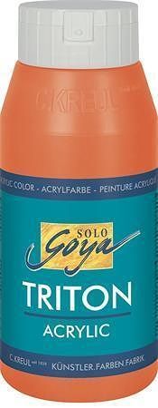 Akrylová barva "TRITON SOLO GOYA", rumělka červená, 750 ml, KREUL